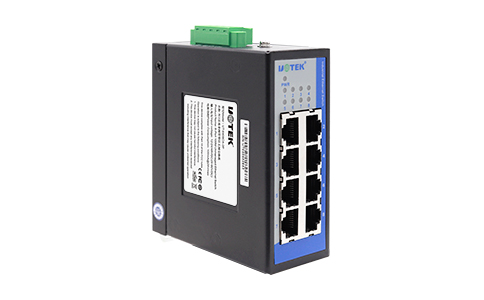 UT-6408CA-2P工業(yè)級(jí)交換機(jī)_8口百兆非網(wǎng)管型以太網(wǎng)交換機(jī)